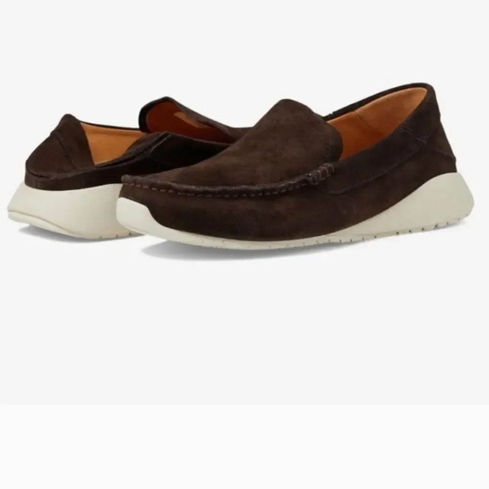 Olukai Ka'a Loafers Mens Dark Wood Shoes Size 8.5 New